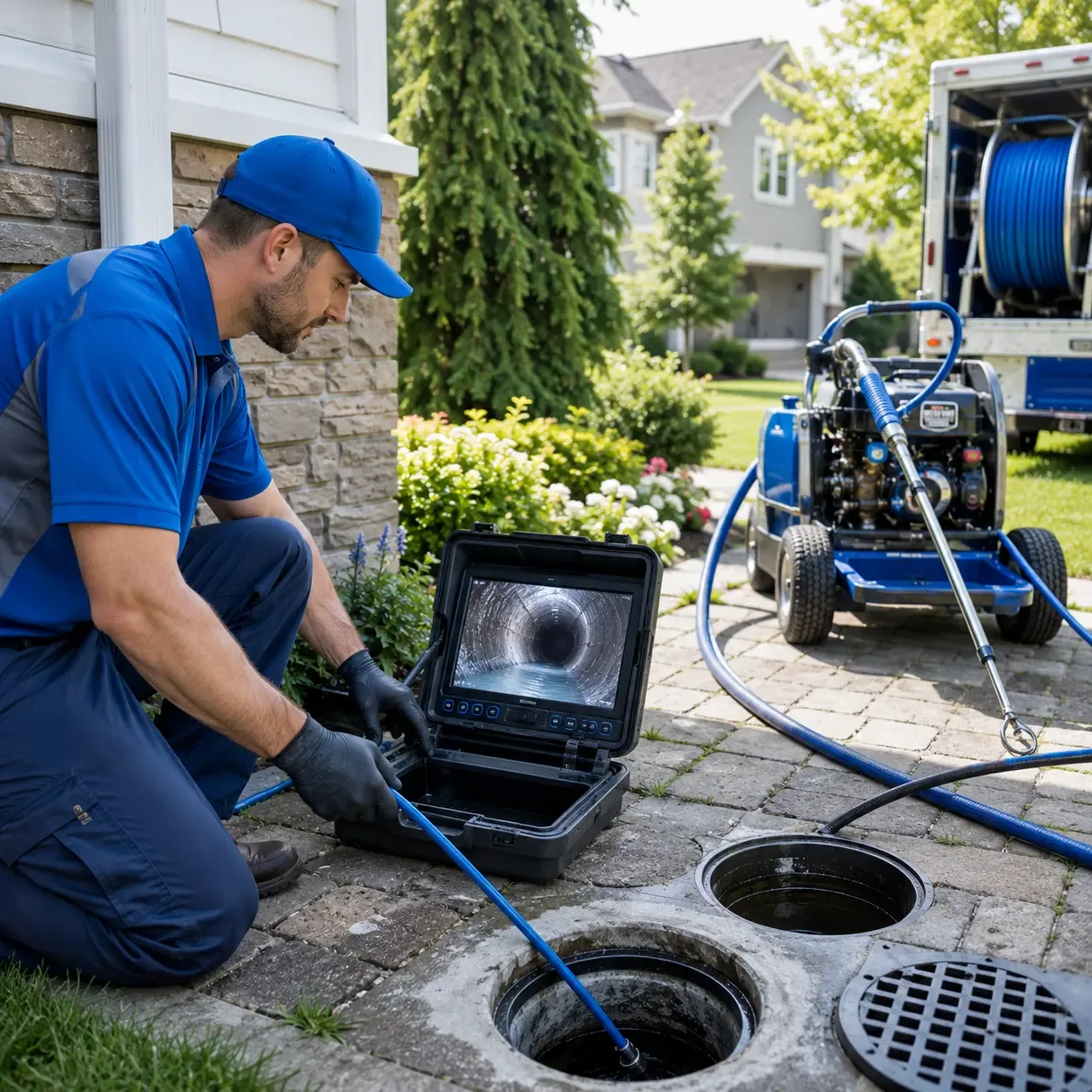 Outdoor drain cleaning professionals serving Raymond, IA